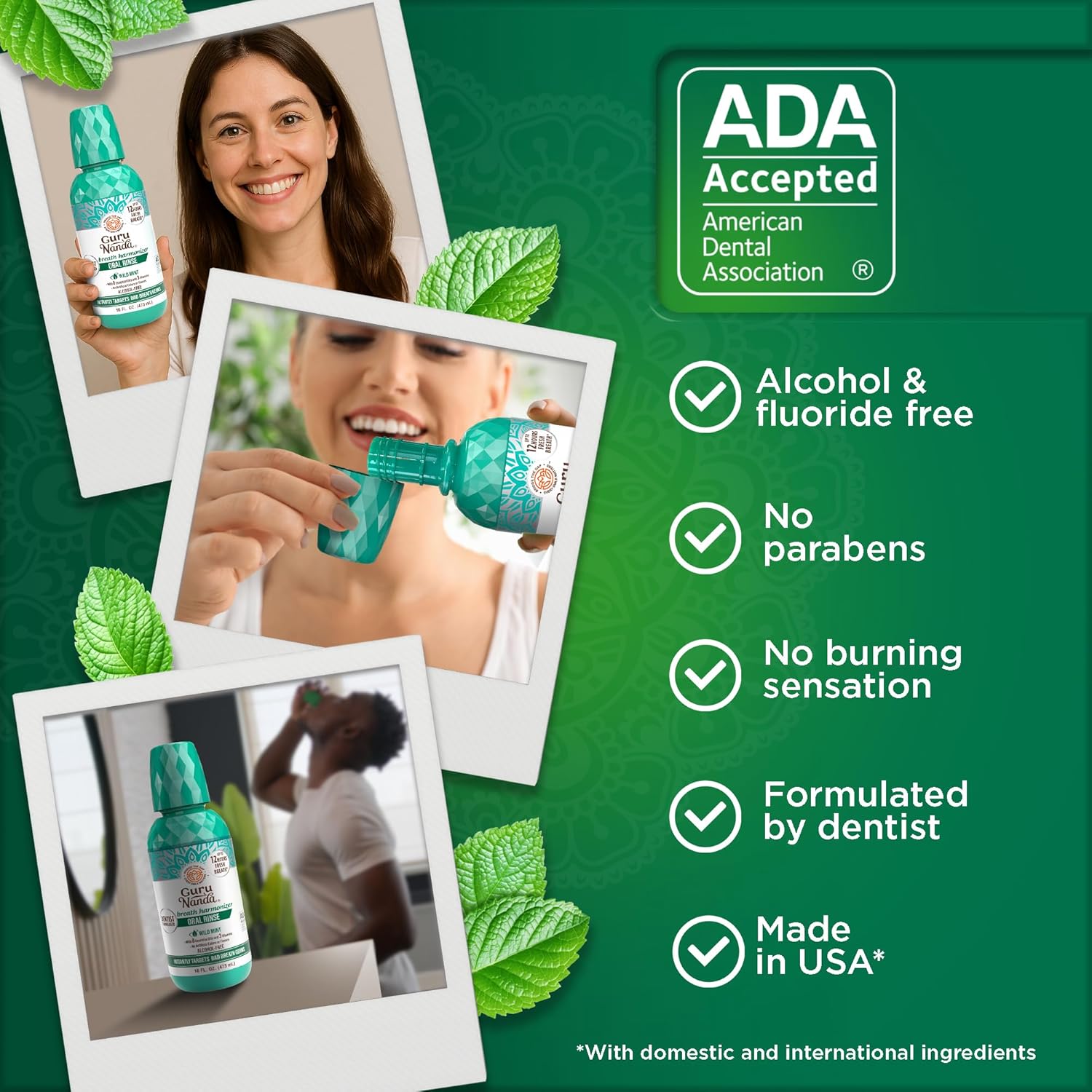Wild Mint Fresh Breath Rinse
