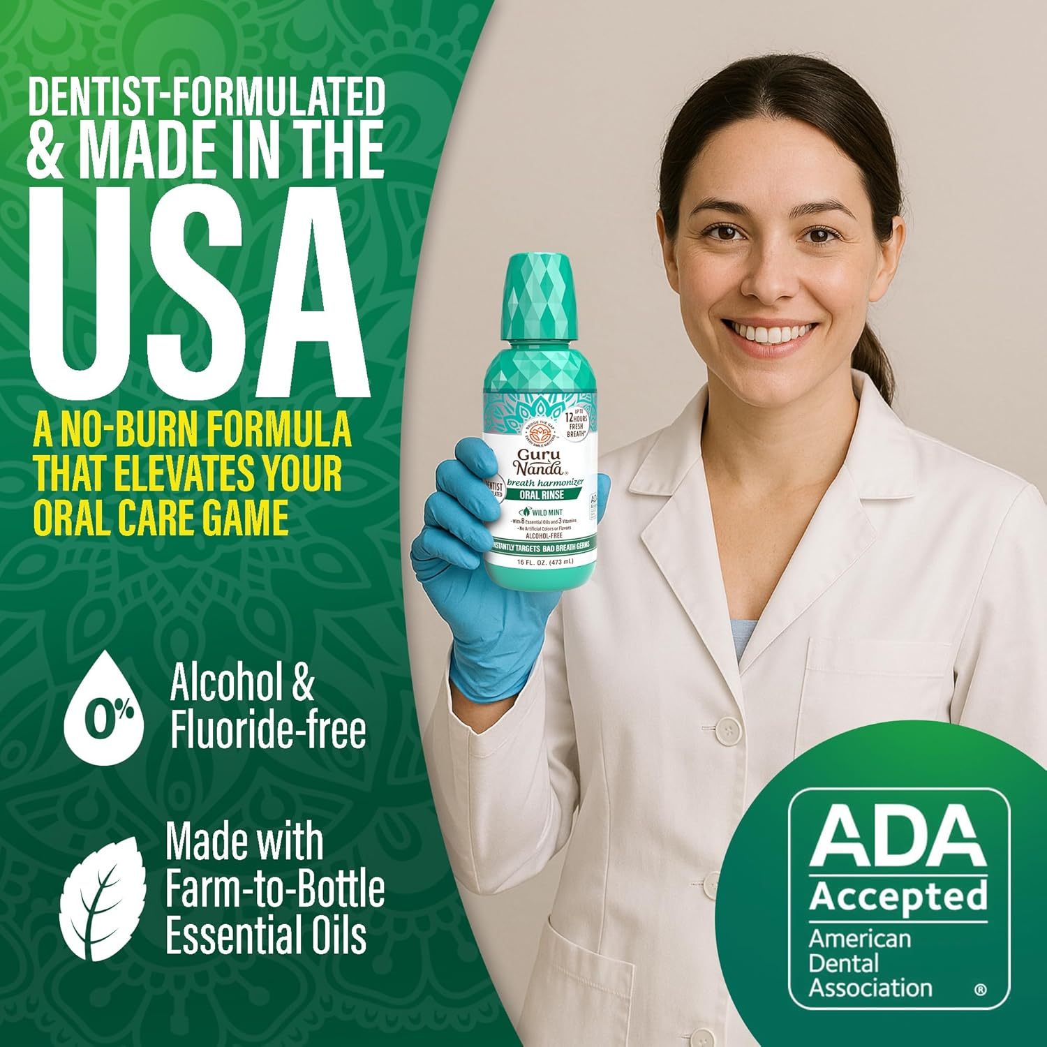 Wild Mint Fresh Breath Rinse