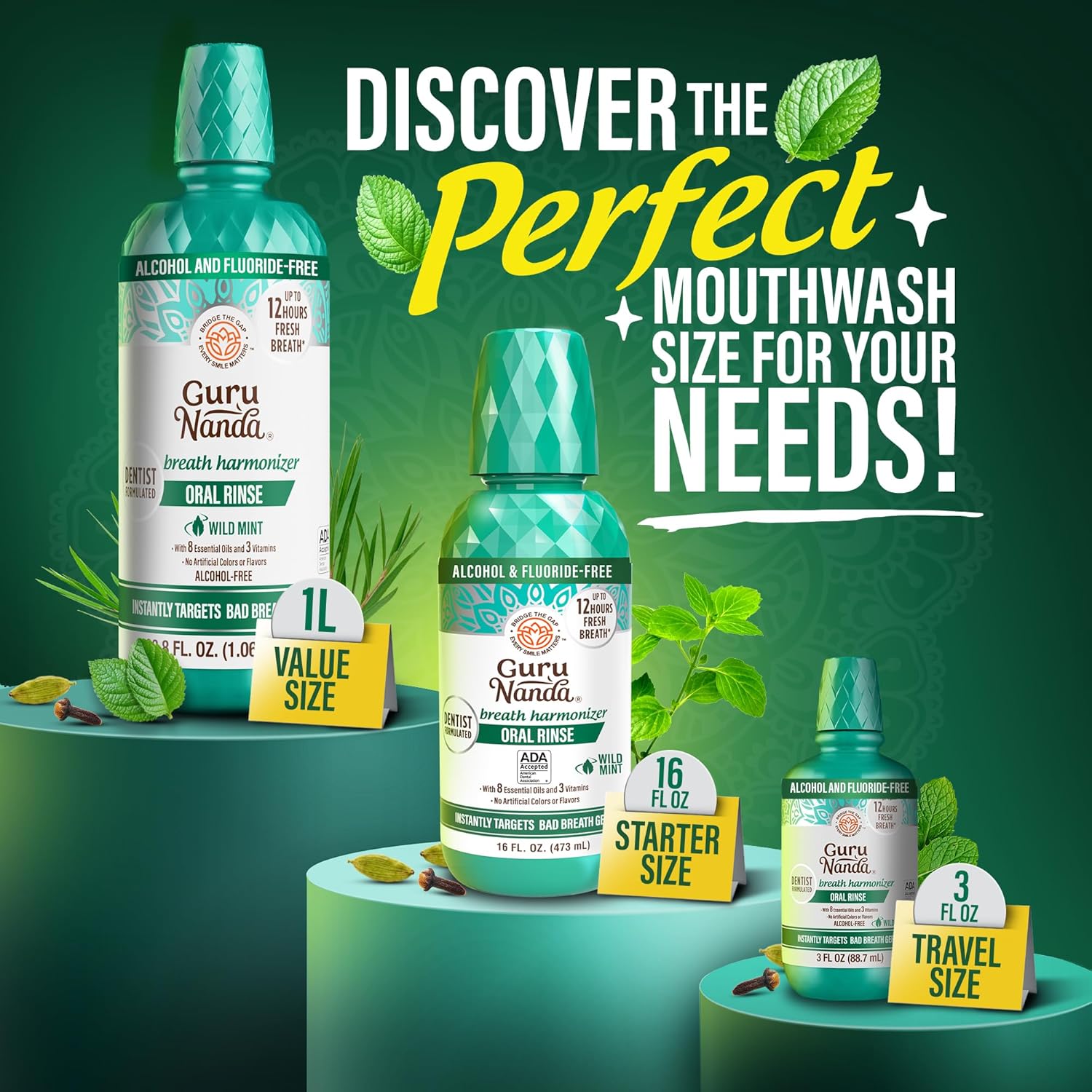 Wild Mint Fresh Breath Rinse